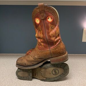 10D Double H Men's Mickey ICE Peanut Bison Wide Square Steel Toe Work Boot